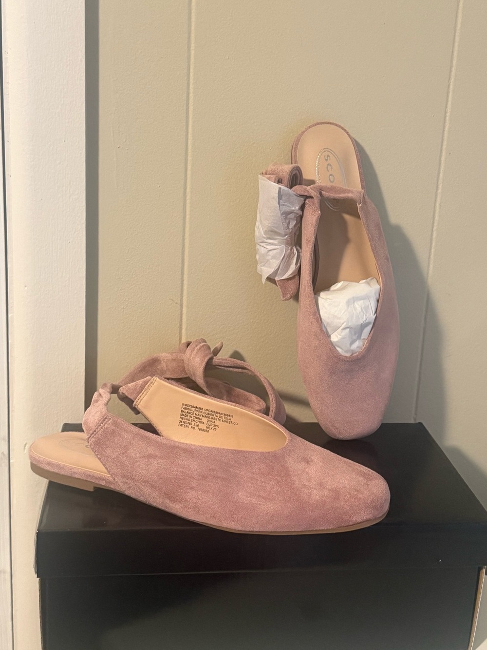 Scoop dusty Pink Ballet Shoes, Women’s 8